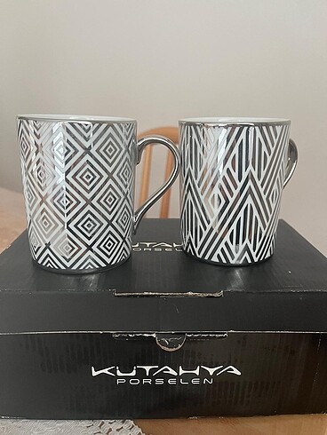 Beden çeşitli Renk Kütahya porselen 2?li mug