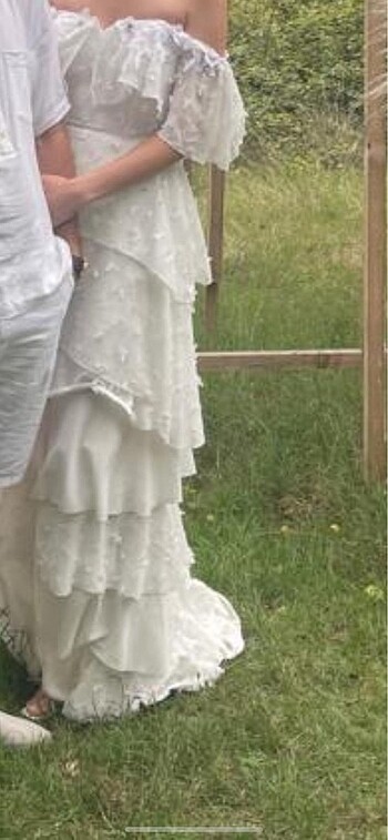 s Beden Raisa & Vanessa kadın beyaz elbise