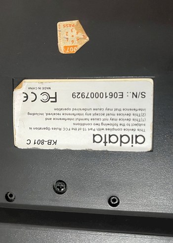 Kablolu Siyah-Gri Standart Klavye - Görsel 4