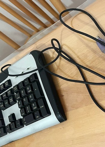 Kablolu Siyah-Gri Standart Klavye - Görsel 2