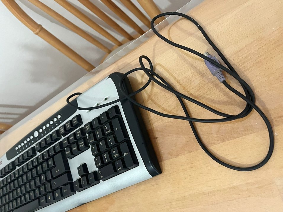 Kablolu Siyah-Gri Standart Klavye - Görsel 2