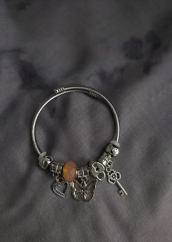 Çelik Gümüş Pandora Bileklik