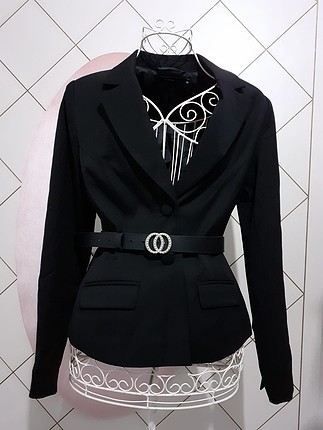 Siyah blazer