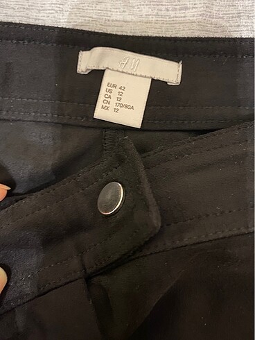 H&M Hm süet pantolan