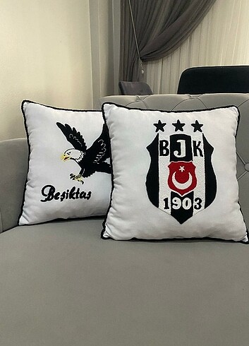  Beden Beşiktaş taraftar punch kırlent