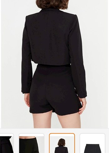 Siyah şort etek - Görsel 3