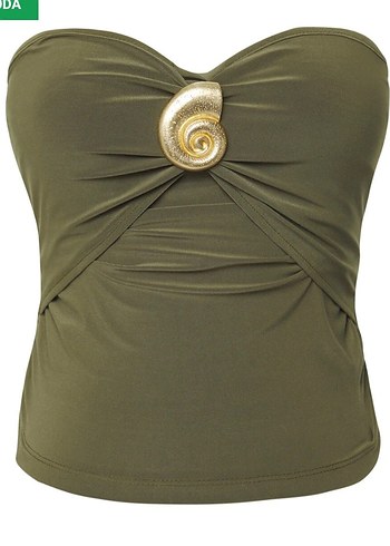 Straplez şık bluz - Görsel 4