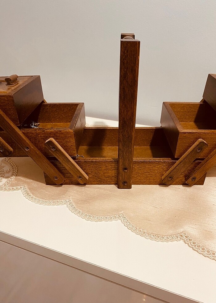 Dikiş kutusu "takı kutusu". Hobi alet kutusu - Görsel 5