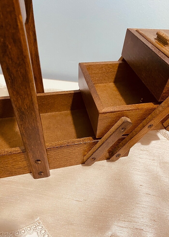 Dikiş kutusu "takı kutusu". Hobi alet kutusu - Görsel 4