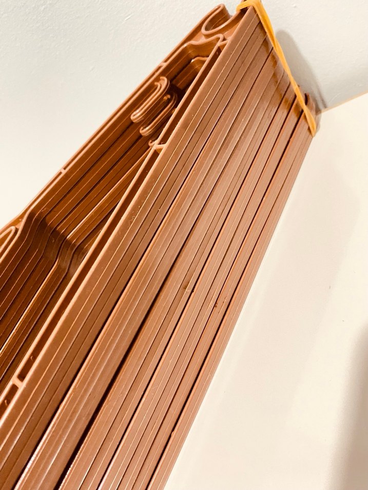 Parlak Kahverengi Askı Seti-10 adet - Görsel 5