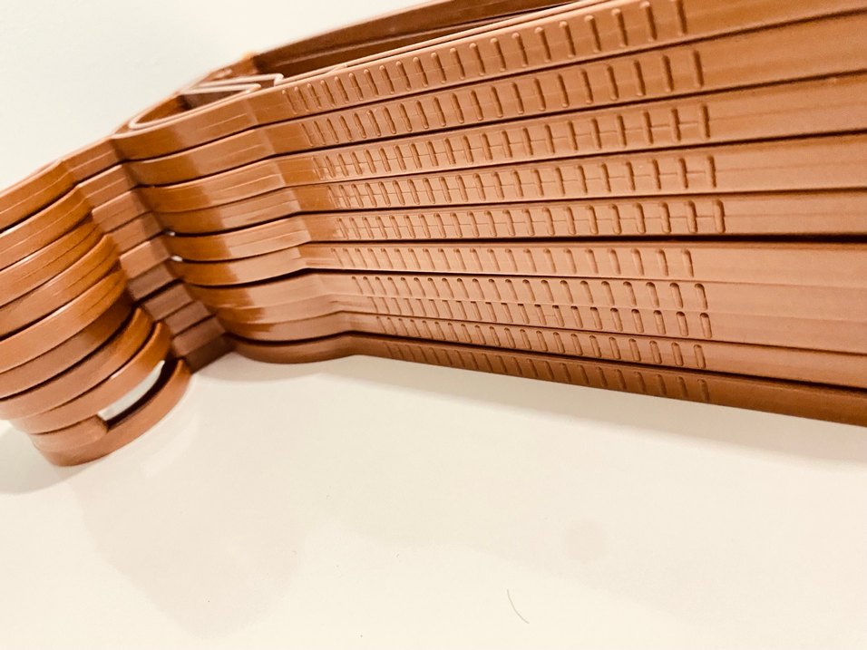 Parlak Kahverengi Askı Seti-10 adet - Görsel 3