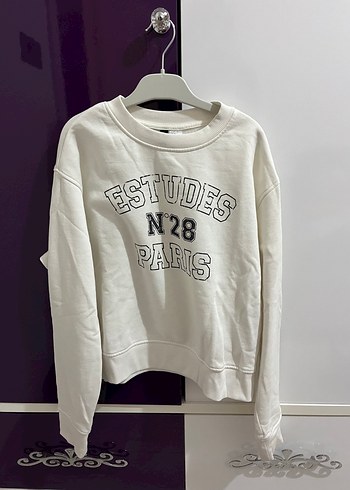 H&M Beyaz H M Sweatshirt