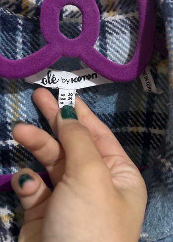 38 Beden Oduncu Düğmeli Kadın Gömlek