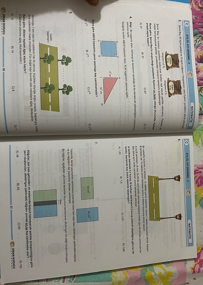8. Sınıf Matematik soru bankası - Görsel 2
