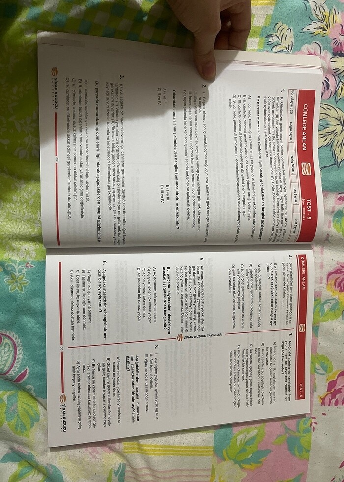 8. SınıfTürkçe soru bankası - Görsel 3