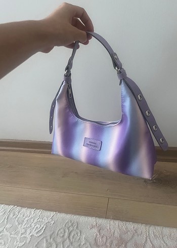 Parlak Mor Tie-Dye Kadın Çanta - Görsel 4