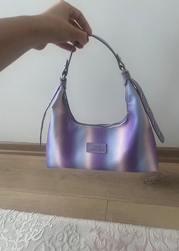 Parlak Mor Tie-Dye Kadın Çanta - Görsel 2