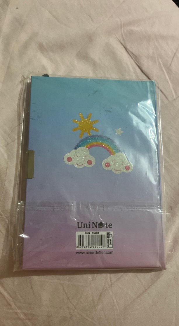 Pastel Renkli Unicorn Tasarımlı Defter - Görsel 2