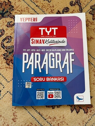Sınav Yayınları TYT paragraf soru bankası