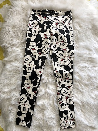 Mickey mouse dalgıç kumaş tayt 