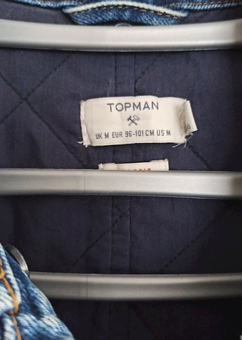 Topshop un erkek bölümü Topman e ait. Çok kalın kaliteli ceket - Görsel 2