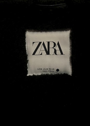 Zara Zara Kadın Siyah Deri Kürklü Biker Ceket