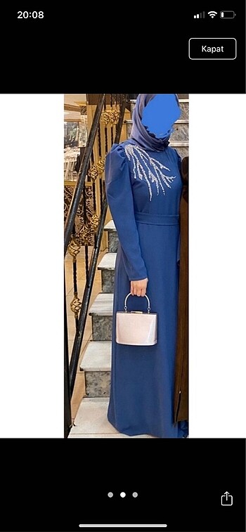 Taşlı elbise
