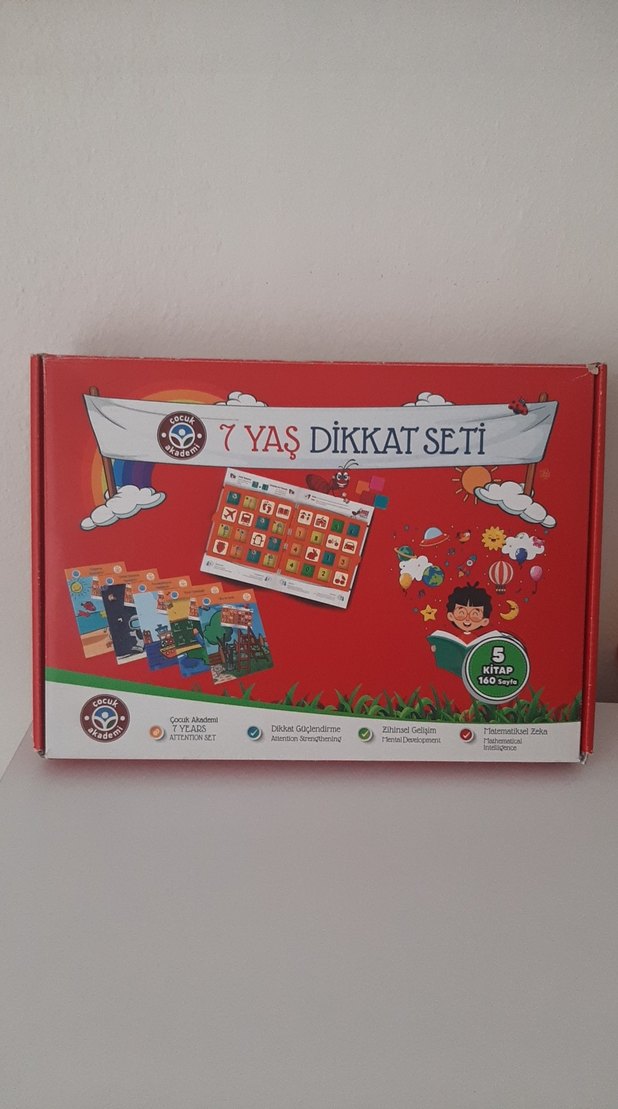 7 Yaş Etkinlik Seti - 3 Kitaplı Eğitim Seti - Görsel 2