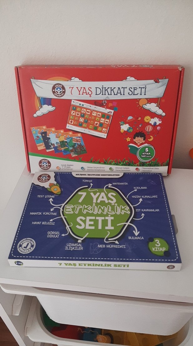 7 Yaş Etkinlik Seti - 3 Kitaplı Eğitim Seti - Görsel 3