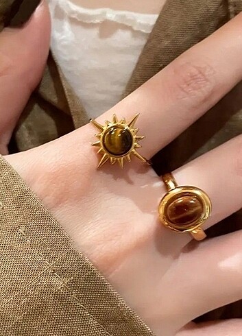 Zara ELİMDE VAR vintage yüzük set