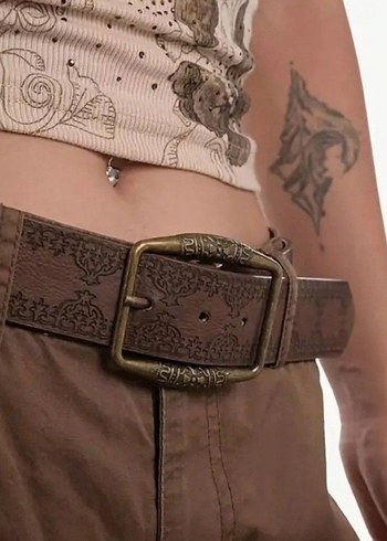 Zara MEVCUTTUR Kahverengi vintage Kemer