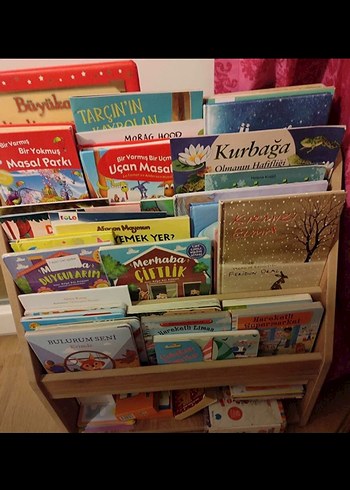 Montessori Çocuk Kitaplık Rafı - Koala Baby Shop - Görsel 4