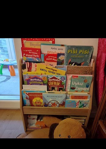 Montessori Çocuk Kitaplık Rafı - Koala Baby Shop - Görsel 3