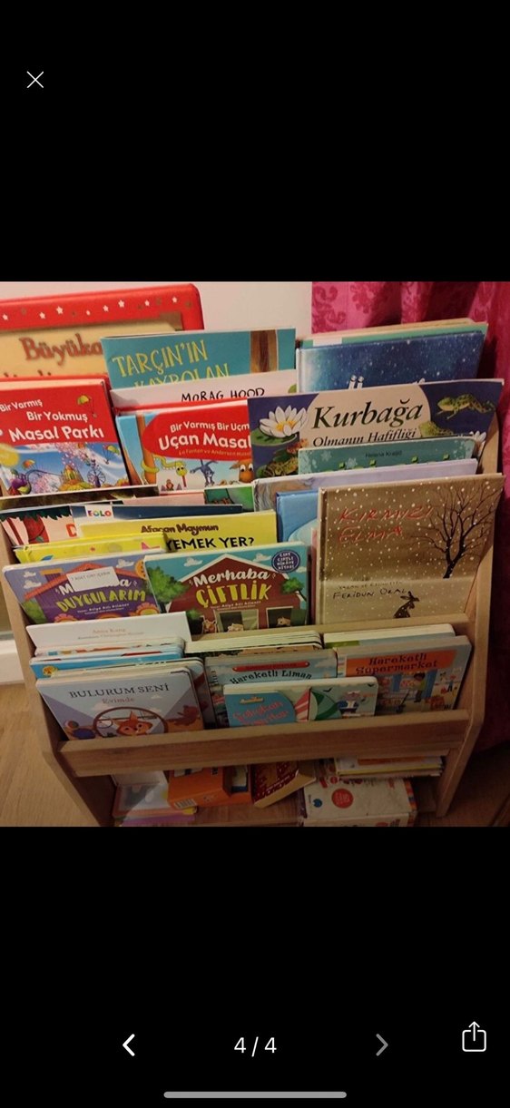 Montessori Çocuk Kitaplık Rafı - Koala Baby Shop - Görsel 4