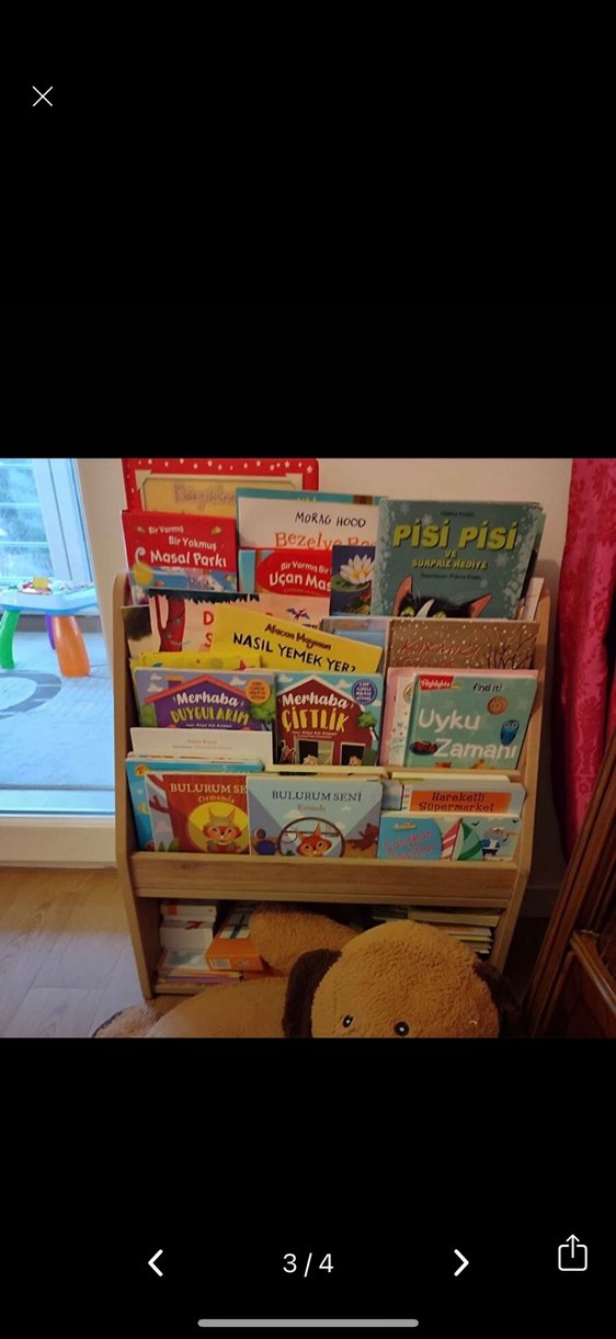 Montessori Çocuk Kitaplık Rafı - Koala Baby Shop - Görsel 3