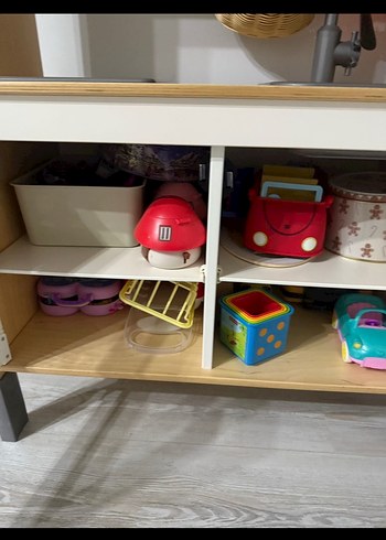 İkea Beyaz Çocuk Mutfak Rafı - Görsel 3
