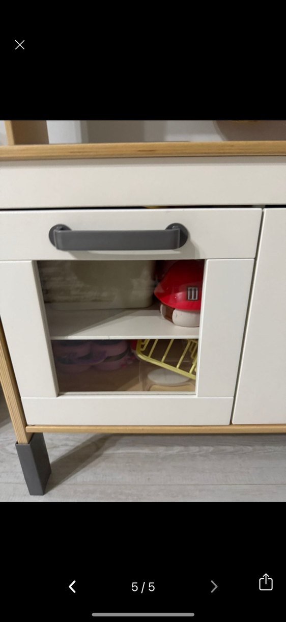 İkea Beyaz Çocuk Mutfak Rafı - Görsel 5