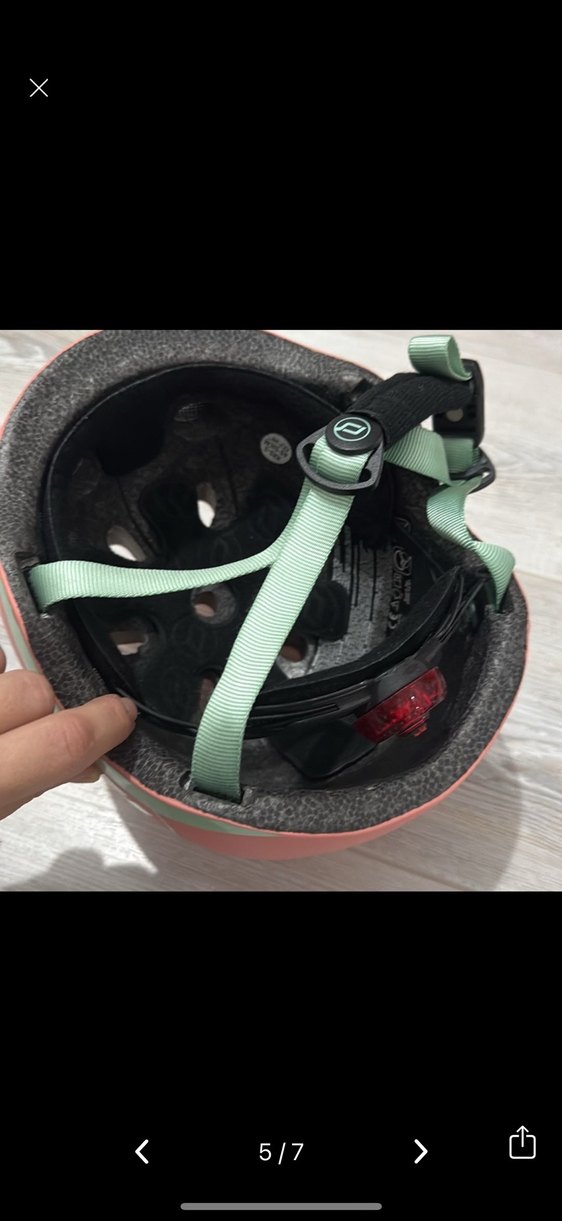 Pembe Biker Motosiklet Kaskı scoot and ride - Görsel 5