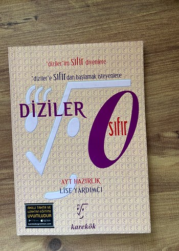 Diziler ve Sıfır Konu Anlatımı Kitabı