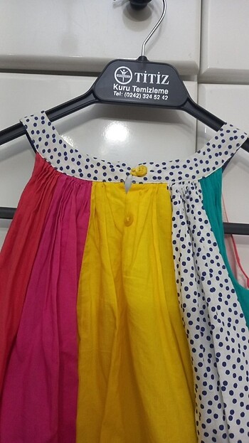 4 Yaş Beden çeşitli Renk Kız Çocuk Elbise 