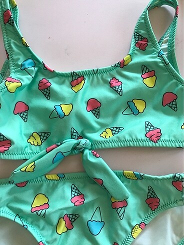 9 Yaş Beden Koton kız çocuk bikini