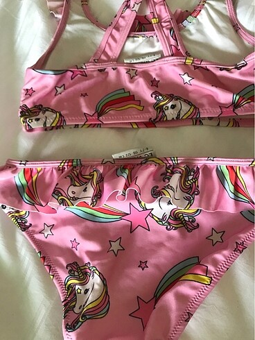7 Yaş Beden pembe Renk LCW Kız Çocuk bikini