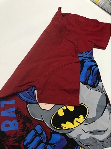 7 Yaş Beden çeşitli Renk Batman TShirt