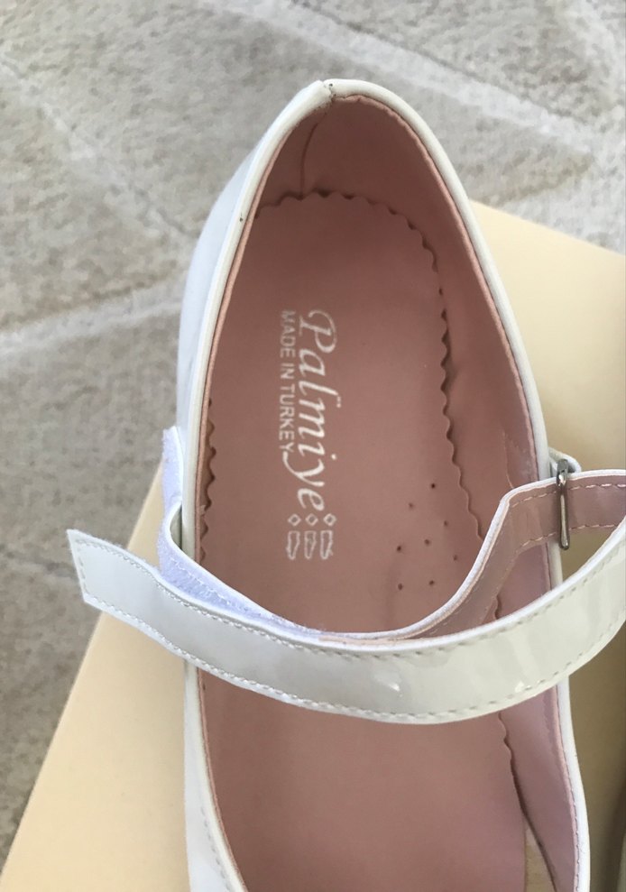 Kız Çocuk Beyaz Fiyonk Detaylı Babet - Görsel 4