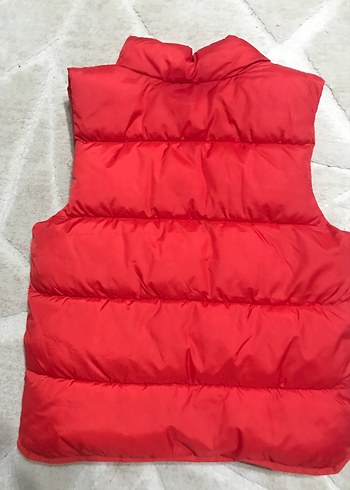 Kırmızı Unısex Çocuk Mont Yelek - Görsel 7