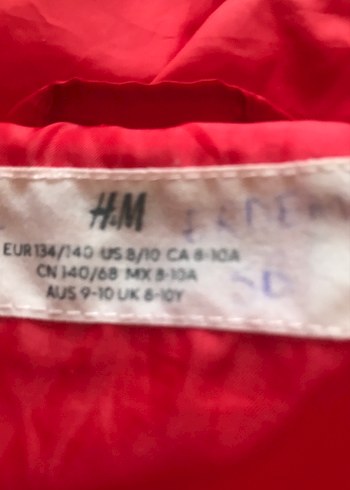 Kırmızı Unısex Çocuk Mont Yelek - Görsel 10