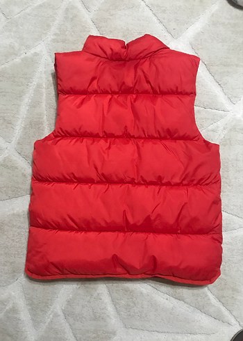 Kırmızı Unısex Çocuk Mont Yelek - Görsel 6