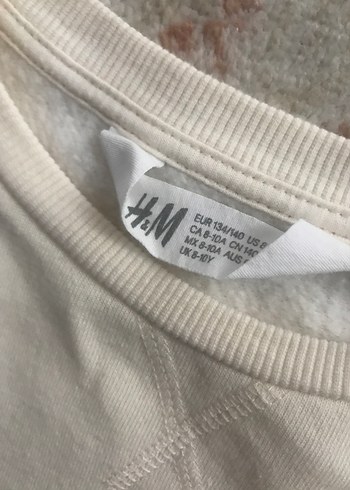 Kız Çocuk Bej Uzun Kollu Baskılı Tişört - Görsel 4