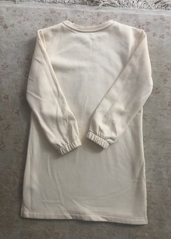 Kız Çocuk Bej Uzun Kollu Baskılı Tişört - Görsel 5