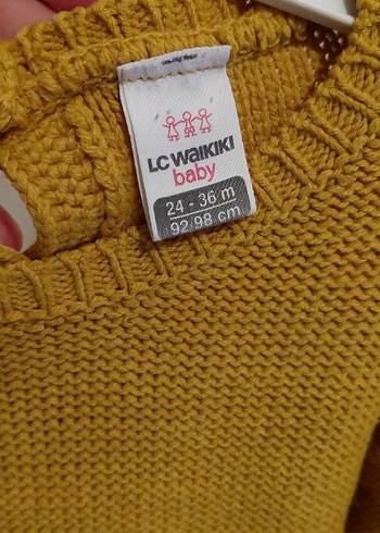 Kız Çocuk Sarı Triko Elbise - Görsel 4